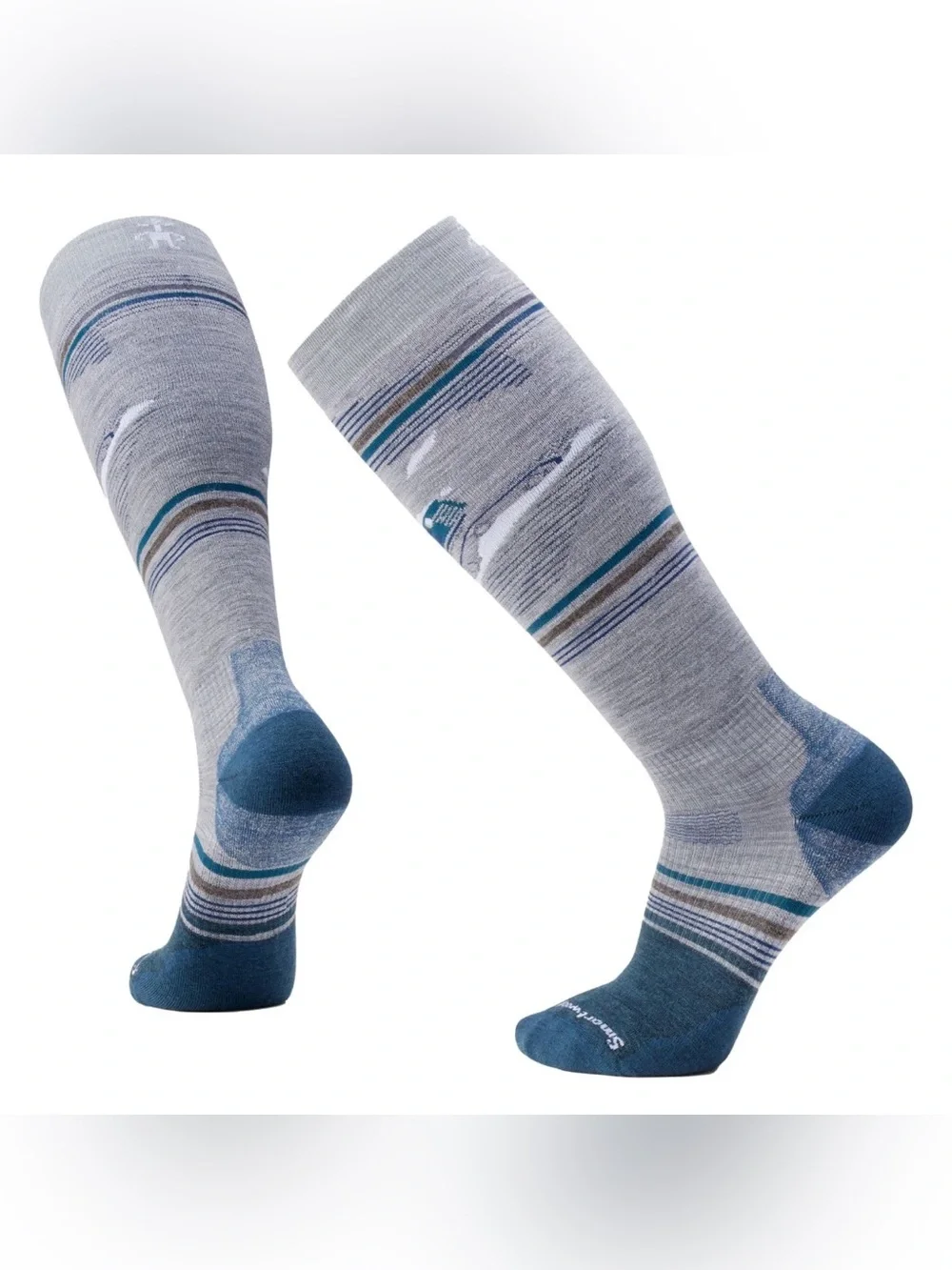 NWT SmartWool Snowboard Targeted Cushion Piste Machine Over The Calf Socks.